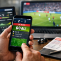 Football fans tracking live updates