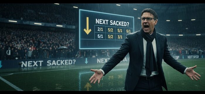 Football manager to be sacked odds