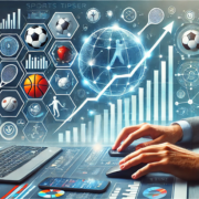 sports tipster at computer