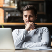 Thoughtful businessman