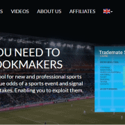 Trademate Sports Homeepage pic