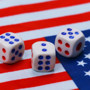 US Flag plus dice