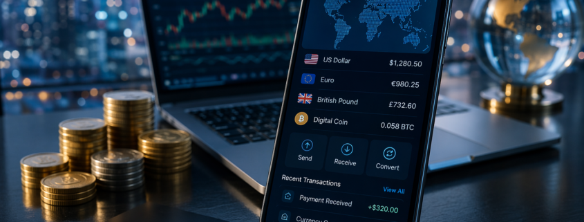 multi-currency wallet on mobile device