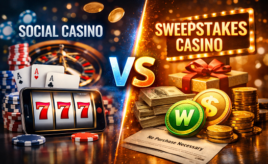 social casino vs sweepstake casino