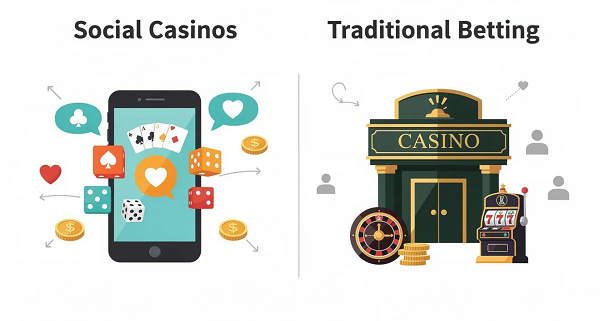social casino vs traditional betting